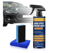 Sucritude Spray Pour Voiture,120 ml Effet Rapide Élevé Brillance Élevée Polish Auto,Agent De Revêtement Auto - Pour Nettoyage Polissage Extérieur Pare-brise Phare Garniture Marine Moto Camping-car