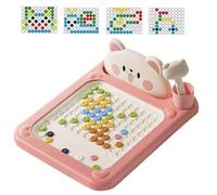 Sucritude Tableau Magnétique À Points,Planche À Dots Magnétique Avec Stylo Pour Tout-Petits | Jeu Interactif Parent-Enfant - Garçons Filles Jeunes