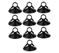 Sucs tracts avec anneau, 10pcs 1, 77 pouce de ventouses en plastique pour le fil de soleil voiture, crochets fenêtre en verre (crochets non inclus)