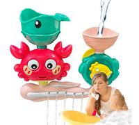 Suction Bath Toys | Bathtub Water Toys, Durable Interactive Multicolored Infant Toy |Sensory Squeezing Water Bathtub to-ys for Kids- Beach Swimming Pool Entertainment Tool Kids Bathroom