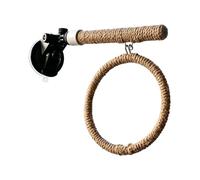 Suction Cup Bird Perch - Suction Cup Interactive Parakeet Swing | Parrot Window Perch for Mirror, Car, Floor Tile, Viewing, Watching, Outside, Apartment, House