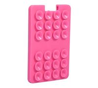 Suction Cup Card Holder for Phone, Adhesive Cellphone Mount with 24 Suction Cups, Strong Grip Phone Holder for Wall, Mirror, Shower & Window