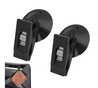 Suction Cup Clips for Auto Glass Removable Reusable Cup Cards Data Clips