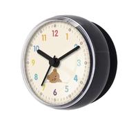Suction Cup Clock, Compact Mini Bathroom Wall Timer With Moving Second, 73g