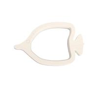 Suction Cup Fish Feeder, 13x8x1cm, PVC Floating Ring, Thick Mini Station, Surfaces Feeding, Prevent Waste, Guppy Nutrition, Aquarium Habitat Management
