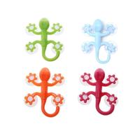 Suction Cup Hooks - Gecko Design Towel Hanging Suction Cup Wall Hook | Delicate Wall Hook, Geckos Hanger, Hooks For Hanging Keys, Handbags, Towels, Hats, Jewelry, Gecko Decoration Random Color