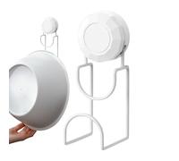 Suction Cup Hooks - Wall Mount Hanging Organizer for Bathroom Kitchen | Transparent Cup with Stainless Steel Hook, Reusable Adhesive Holder for Towels, Utensils Home Storage 2.28x2.48x5.71 in