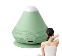 Suction Cup Massager - Portable Electric Tension Reliever, Vertical Wall Mount Roller with Rechargeable Motor, High Frequency Percussion Device, Ideal for Workplace Desk Yoga Sports