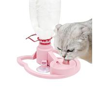 Suction Cup Rack -Pet Feeding Stand, Portable Pet Feeder, Adaptable Elevated Animal Dining Station System, Portable Suction Mounted Water Bottle Basin Holder Apparatus For Puppy Kitten Small Medium