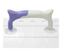 Suction Cup Sewing Ruler - Poignée Ruler | Outil de pour matelassage | Adhère sans aux règles ou aux modèles avec un diamètre minimum de 1,97 pouces | Pratique et efficace
