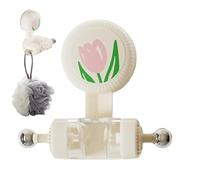 Suction Cup Shower Holder - 4.61x4.25x2.52 Inches Shower Head Holder | No Drilling Showers Handle Holders | Wall Suction Bracket Strong Showers Head Holders for Tiles Glass