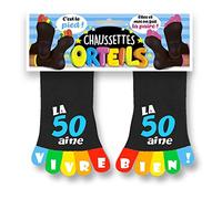 SUD Chaussette à Orteils la 50 aine Homme Taille Unique