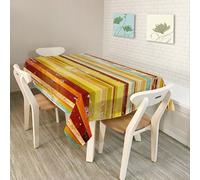 Sud-Est de l'Asie Rural Home Décor Coloré Lattice motif rétro nappe de table - 140 * 140 ? 9