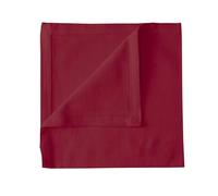 NEW YORK Serviette de table 100% coton 40x40 cm Bordeaux SUD ETOFFE