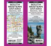 Sud-ouest de l'Ontario - Carte régionale de l'Ontario | GM Johnson