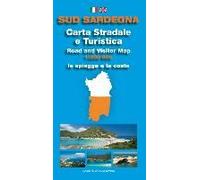 Sud Sardegna. Carta Stradale E Turistica. Le Spiagge E La Costa 1:300.000