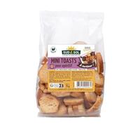 SUD&SOL - Mini Toasts Croquants pour Apéritif, Saveur Intense et Texture Légère (75g) - Le Lot De 4