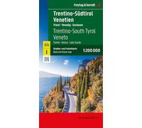 Trentino-Südtirol - Venetien, Straßen- und Freizeitkarte 1:200.000, freytag & berndt: Trient - Venedig - Gardasee