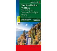 Trentino-Südtirol - Venetien, Straßen- und Freizeitkarte 1:200.000, freytag & berndt: Trient - Venedig - Gardasee