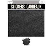 Sud Trading - 2 Stickers effet ardoise - 30 x 30 cm - noir Noir G