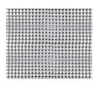 Sud Trading - Adhésif décoratif Aspect métallique point- 100 x 45cm Gris G