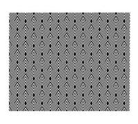 Sud Trading - Adhésif décoratif motif losange - 150 x 45cm Gris G