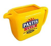 SUD TRADING Broc Pastis Club - En céramique - 14 x 9 x 23 cm - Contenance : 1 Litre JAUNE G