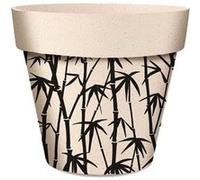 SUD TRADING Cache Pot de Fleurs Bambouseraie en Bambou - 7.2 x 6.1 cm G