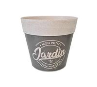 Cache-pots GENERIQUE Cadoons Cache Pot en Bambou Jardin 100% Naturel - Hauteur 15.5 cm - Diamètre 17 cm