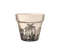 SUD TRADING Cache Pot Palmeraie en Bambou - 13.5 x 12 cm