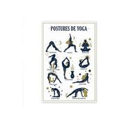 SUD TRADING Cadre en toile Postures de Yoga 60 cm