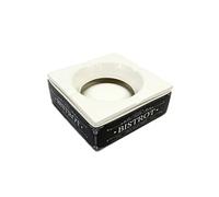 SUD TRADING Cendrier marocain en céramique Bistrot - Dimensions : Hauteur 6 cm - Profondeur 16 cm - Largeur 16 cm