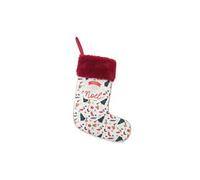 SUD TRADING Chaussette de Noël à suspendre - mon 1er noël