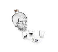 SUD TRADING Coffret cadeau Skull bouteille et 4 shooters Tête de Mort