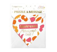 SUD TRADING COMPANY Carte puzzle à message modèle Maîtresse Merci pour tout