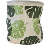 SUD TRADING Corbeille de rangement - Monstera BEIGE G