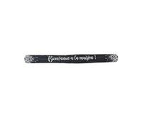 SUD TRADING Coussin Bas de porte noir - Largeur 80 cm x Diamètre 7 cm
