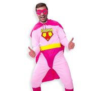 Sud Trading Déguisement Biteman Homme - Rose - Taille Unique