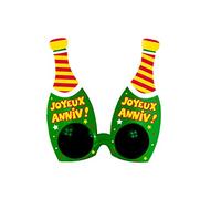 Sud Trading Lunettes Joyeux Anniversaire - Vert - Taille Unique