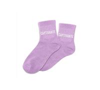 SUD TRADING Paire de chaussettes parme pailletées Captivante 36-42