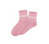 SUD TRADING Paire de chaussettes rose pailletées Charmante 36-42