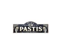 SUD TRADING Plaque métallique PASTIS 90 x 30 cm