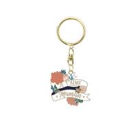 SUD TRADING Porte clefs je t'aime maman en métal