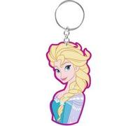 SUD TRADING Porte clés en caoutchouc gomme Frozen - Elsa - 8 cm rose G
