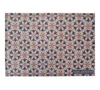 SUD TRADING Set de table Rectangulaire à Carreaux Bon Appétit beige - 42 x 30 cm BEIGE G