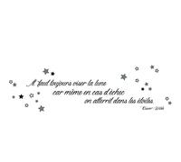 Sud Trading Sticker Citation VISER LA Lune
