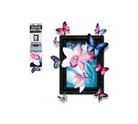 SUD TRADING Sticker Mural Papillons Trompe l il