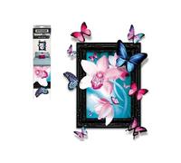 SUD TRADING Sticker Mural Papillons Trompe l’ il