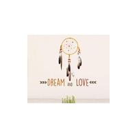 SUD TRADING Stickers Muraux Style Indien - Dream and Love