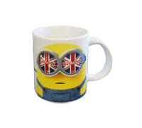 SUD TRADING Tasse en céramique Lunettes à l'effigie des Minions - D. 7.5 cm x H. 8.5 cm JAUNE